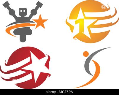 Erfolg Life Coaching gesetzt Stock Vektor