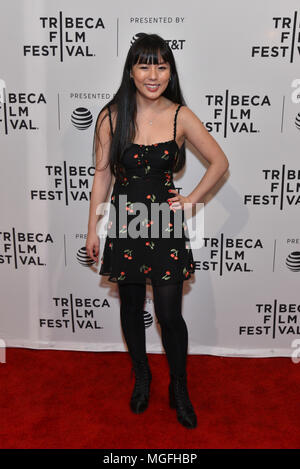 New York, USA, 27. April 2018. Shay Abeson nimmt "die Erzählung "beim Tribeca Film Festival 2018 in der SVA Theater am 27. April 2018 in New York City. Credit: Erik Pendzich/Alamy leben Nachrichten Stockfoto