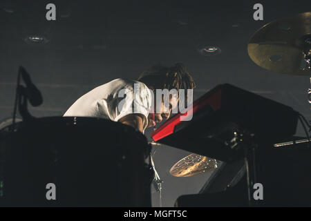 Sheffield, Großbritannien. 28. April 2018 Britain's Got Talent Sieger, Tokio Myers, führt an der Sheffield O2 Academy auf seiner Debüt UK Tour, 2018 Credit: Myles Wright/ZUMA Draht/Alamy leben Nachrichten Stockfoto