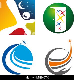 Erfolg Life Coaching Logo Stock Vektor