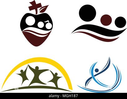 Erfolg Life Coaching gesetzt Stock Vektor