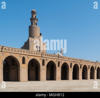 Ibn Tuolun Moschee Minarett Stockfoto