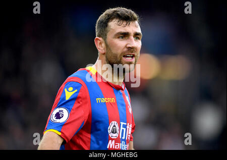 Crystal Palace James McArthur während der Premier League Spiel im Selhurst Park, London. Stockfoto