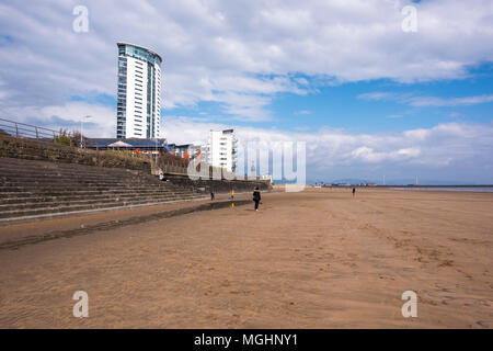 Der Millennium Tower, Swansea, South Wales, Großbritannien Stockfoto