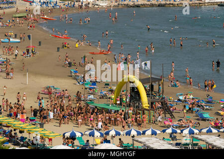 Nettuno (Rom). Seaside Resort, Sommer. Italien. Stockfoto