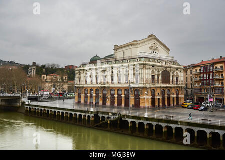 Arriaga Theater, Bilbao, Vizcaya, Baskenland, Spanien, Europa Stockfoto