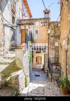 Malerische Anblick in Poggio Moiano, ländlichen Dorf in der Provinz Rieti in der italienischen Region Latium. Stockfoto