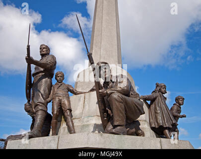 Kriegerdenkmal in Port Sunlight, Wirral Stockfoto