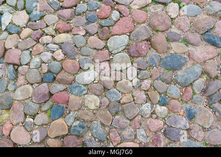 Die Steine sind in einem chaotischen Reihenfolge angeordnet sind und eine Textur Stockfoto