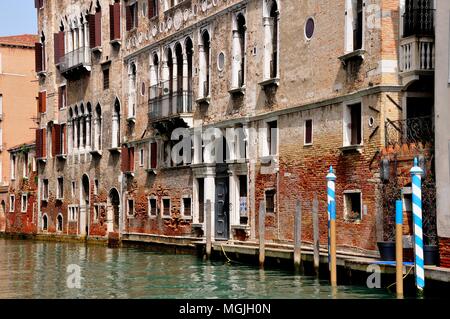 Restaurierung Gebäude Italien Venedig Stockfoto