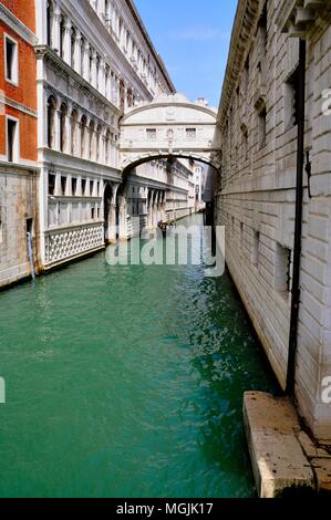 Seufzerbrücke Venedig Italien Stockfoto