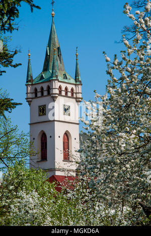 St. Mikulas Pfarrkirche in Humpolec Stadt, Tschechische Republik Stockfoto