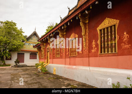 Mwst. sen, einer der Buddha komplexe in Luang Prabang, die die UNESCO-Weltkulturerbe Stadt Stockfoto