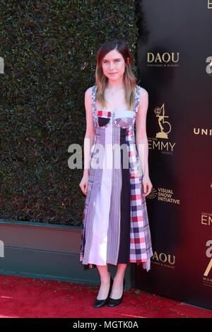Pasadena, USA. 27. April 2018. Genesee Nelson bei Anreise für die 45. jährlichen Tagsüber Creative Arts Emmy Awards, Pasadena Civic Center, Pasadena, CA April 27, 2018. Credit: Priscilla Grant/Everett Collection/Alamy leben Nachrichten Stockfoto