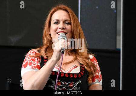 Dortmund, Deutschland. 27 Apr, 2018. Chase Masterson am Ziel Star Trek Deutschland Parteitag in der Westfalenhalle. Dortmund, 27.04.2018 | Verwendung der weltweiten Kredit: dpa Picture alliance/Alamy leben Nachrichten Stockfoto