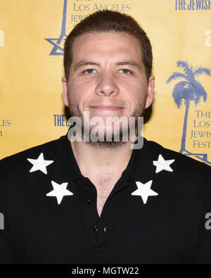 Beverly Hills, USA. 28 Apr, 2018. Lauro Rocha kommt an der 13. jährlichen Los Angeles Jewish Film Festival LA premiere des "Samuel Project' an der Laemmle Music Hall am Samstag, 28, 2018. Credit: Foto Access/Alamy leben Nachrichten Stockfoto