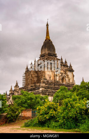 Sulamani Tempel von Bagan Archäologische Zone, Burma. Eine der wichtigsten Sehenswürdigkeiten von Myanmar. Stockfoto