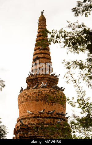 Htilominlo Tempel, Bagan Archäologische Zone, Burma. Es wurde während der Regierungszeit von König Htilominlo gebaut Stockfoto