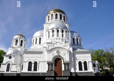 Berühmten Alexander-newski-orthodoxen Kirche in Kamjanez-podilskyj, Ukraine. Stockfoto