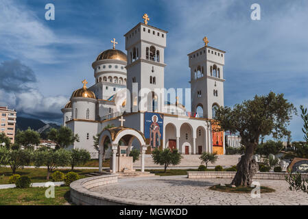 Bar, Montenegro - Juni, 5., 2016. Christlich-orthodoxen Kirche von Saint Jovan Vladimir auch als Kathedrale des Heiligen Johannes Wladimir bekannt. Architektonische landm Stockfoto