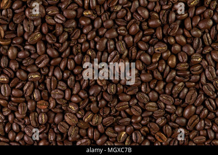Kaffeebohnen Hintergrund Stockfoto