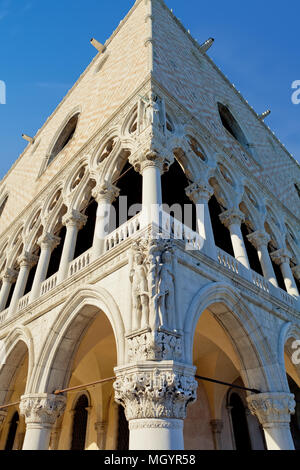 Dogenpalast Palace, Saint Markusplatz, Venedig, Italien Stockfoto