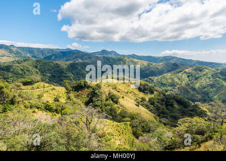 Landschaft von Monteverde, Costa Rica Stockfoto