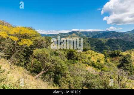 Landschaft von Monteverde, Costa Rica Stockfoto