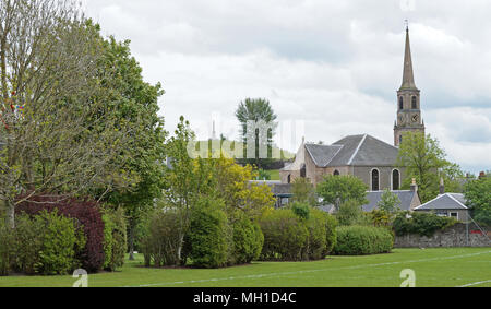 Strathaven Park, John hastie Park, South Lanarkshire an einem sonnigen Tag Stockfoto