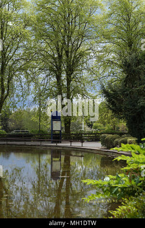 Strathaven Park, John hastie Park, South Lanarkshire an einem sonnigen Tag Stockfoto