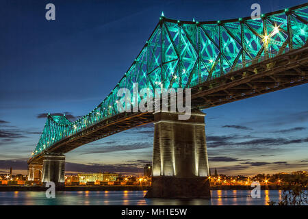 Die jacques-cartier Bridge von Montreal Stockfoto