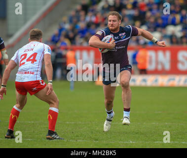 29. April 2018, Lightstream Stadion, Hull, England; Betfred Super League Rugby, Runde 13, Rumpf Kr v Leeds Rhinos; Anthony Mullaly von Leeds Rhinos runn Stockfoto