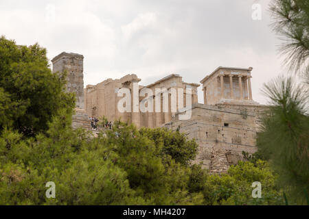 Die antike Akropolis in Athen Griechenland Stockfoto