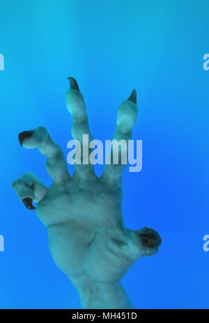 Krallen Sea Monster hand Modell 3d Stockfoto