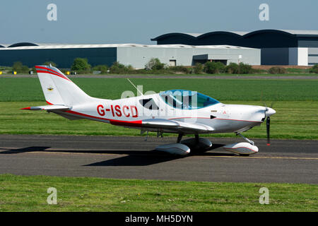 Tschechische SportCruiser bei Wellesbourne Airfield, Warwickshire, Großbritannien (G-ISCD) Stockfoto