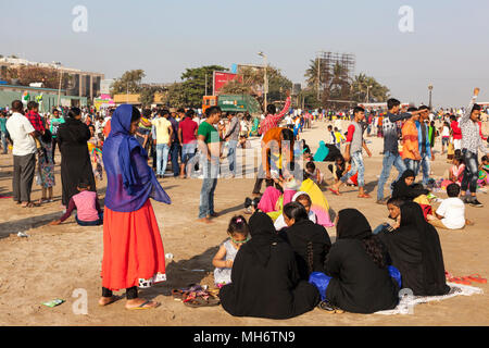 Juhu Beach am Tag der Republik, Mumbai, Indien Stockfoto