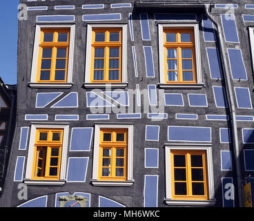 Das schiefe Haus, Altstadt, Idstein Stockfoto