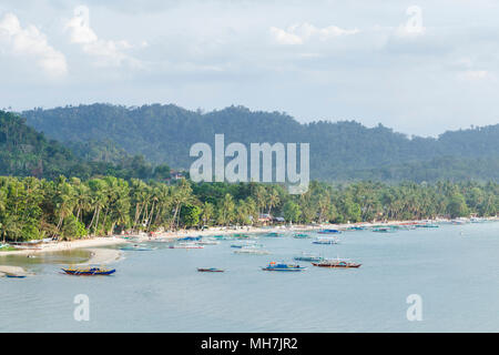 Port Barton Strand, Palawan, Philippinen Stockfoto