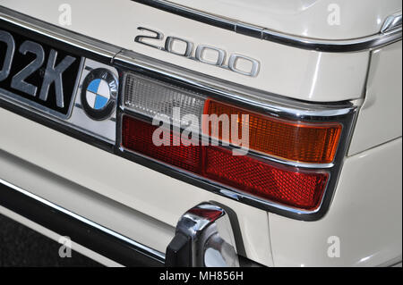 1972 BMW 2000 "Neue Klasse klassischen deutschen Limousine Stockfoto