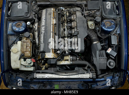 1992 BMW E34 M5 Deutsche Klassiker super Limousine Stockfoto