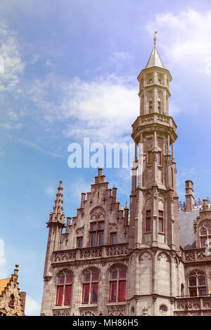 Brügge Provincial Palace Tower Stockfoto