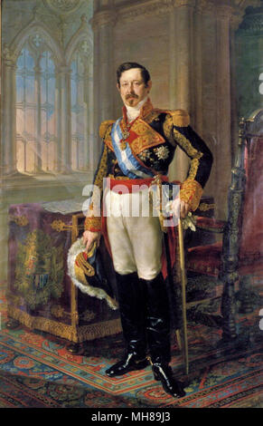Don Ramón María de Narváez y Campos, 1. Herzog von Valencia (1800-1868) Spanischer Soldat und Staatsmann, der als Ministerpräsident von Spanien Stockfoto