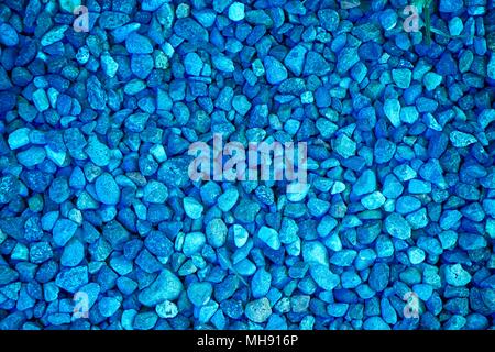 Ultra Blue Stone Texture, rock Oberfläche, Kiesel Hintergrund für Website oder mobile Geräte. Stockfoto