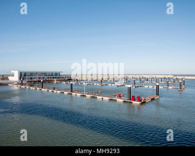 Die neue Marina in Cadzand-Bad Stockfoto