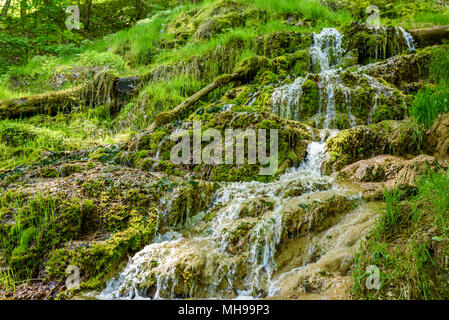 Der Wasserfall von Bad Urach, Schwäbische Alb, Baden-Württemberg, Deutschland, Europa Stockfoto