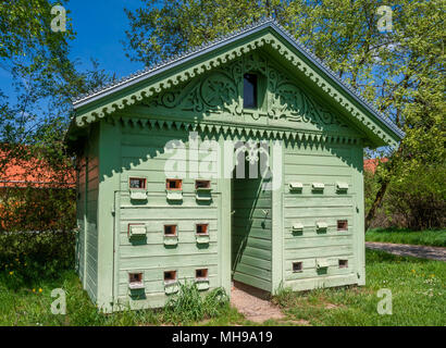 Schwäbischen Bauernhofmuseum, Illerbeuren, Oberschwaben, Allgäu, Bayern, Deutschland, Europa Stockfoto