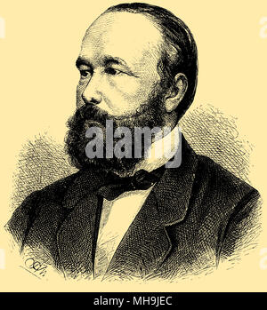 Rudolf v. Bennigsen (geboren am 10. Juli 1824), Stockfoto