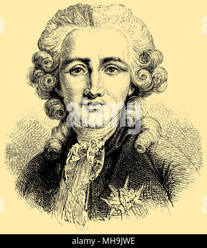 Charles Alexandre de Calonne (20. Januar 1734 geboren, starb am 30. Oktober 1802), Stockfoto