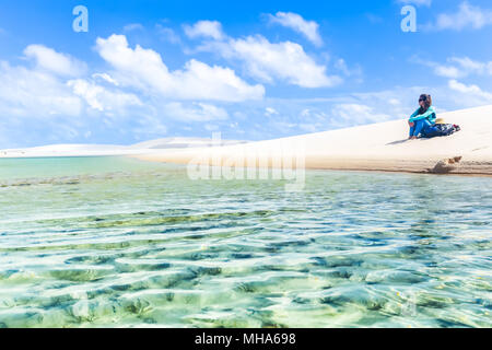 Lencois Maranhenses, Nationalpark, Maranhao, Brasilien Stockfoto