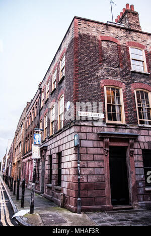 Wilkes Straße - Jack the Ripper - Whitechapel - East End von London Stockfoto
